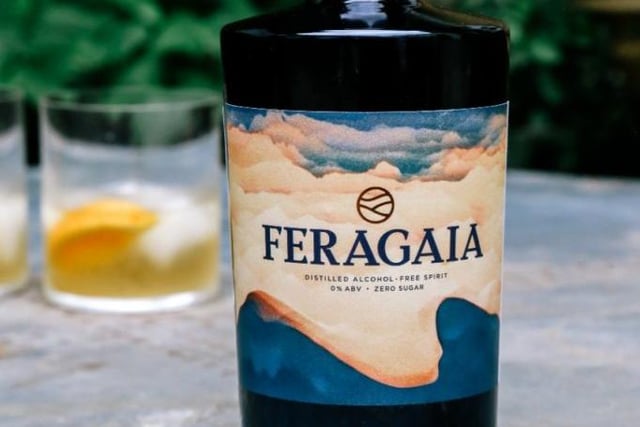 Feragaia is Scotland’s first premium alcohol-free spirit, which has been made from land and sea botanicals. Meaning wild earth, the new alcohol-free spirit, which has an amber hue, is distilled, blended and bottled in the Scottish Lowlands.
