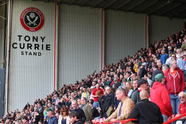 Tony Currie, Sheffield United's greatest ever player, has a stand named after him at Bramall Lane: Simon Bellis / Sportimage