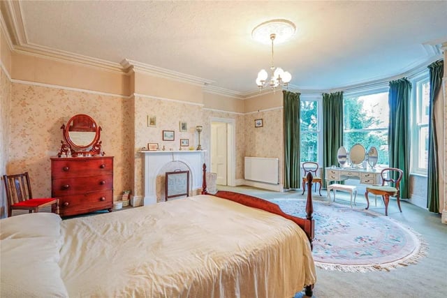 The property has this stunning master bedrooms