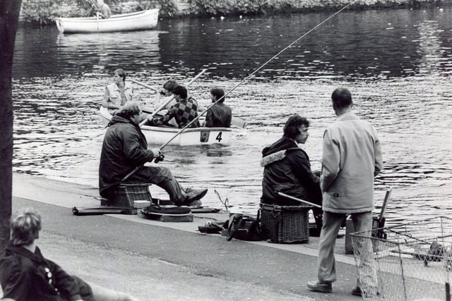 They may be long gone now, but you used to be able to hire rowing boats and learn to row in the lake at the well know park. pictured in August, 1983