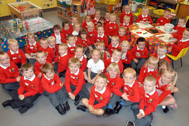 Who do you recognise among these reception class faces from 15 years ago?