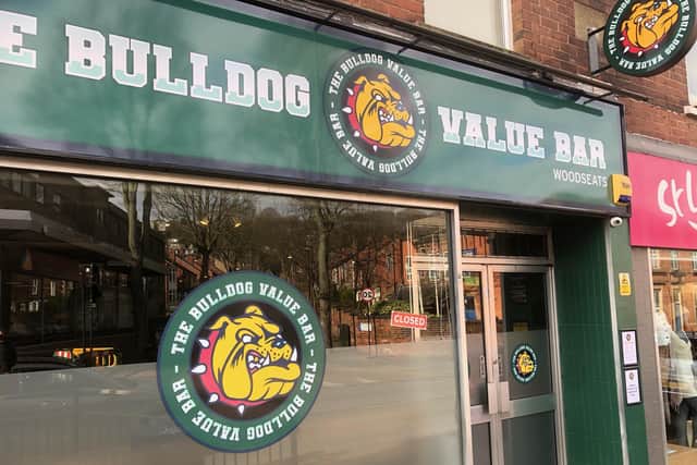 The Bulldog Value Bar on Chesterfield Road, in Woodseats, Sheffield, says it will be cheaper than its rivals including Wetherspoons. It is offering customers a 'price match' guarantee.