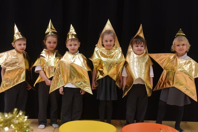 Can you spot someone you know in this line-up at Jesmond Gardens Primary School?