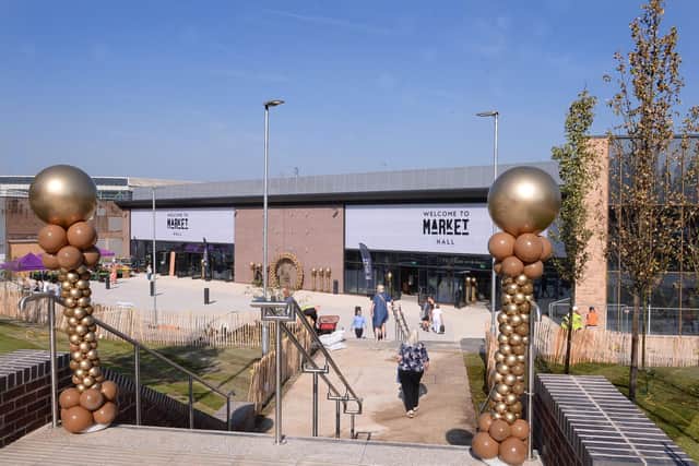 The new indoor market facility in Rotherham
