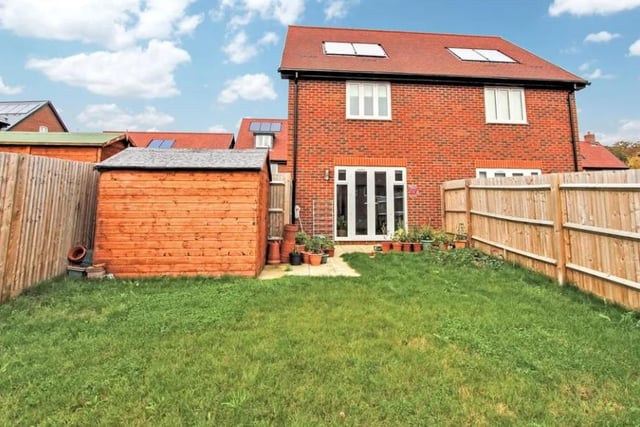 This two-bed semi-detached house in Badgers Bolt, Colden Common is on the market for £325,000. It is listed by Enfields - Eastleigh.