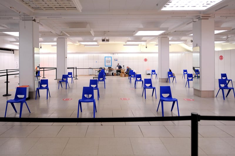 The waiting area in front of the registration desk (Pic: Fife Photo Agency)