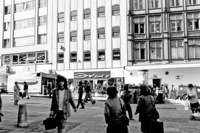 Footwear specialist Dolcis once had a standalone store on Fargate. The shoe shops went into administration in 2008 - some were bought and rebranded as Barratts.