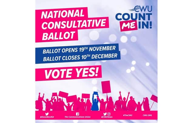 The union has announced that it will be calling a National Consultative Ballot to ask their members support for a statutory Industrial Action Ballot