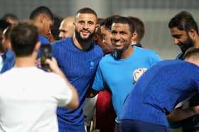 England's Kyle Walker poses for photograph at the Al Wakrah Sports Club Stadium in Al Wakrah, Qatar ahead of the start of the World Cup: Martin Rickett/PA Wire.