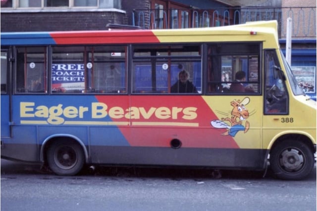Eager Beaver buses were a regular sight on Doncaster's streets.