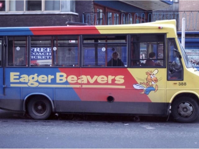 Eager Beaver buses were a regular sight on Doncaster's streets.