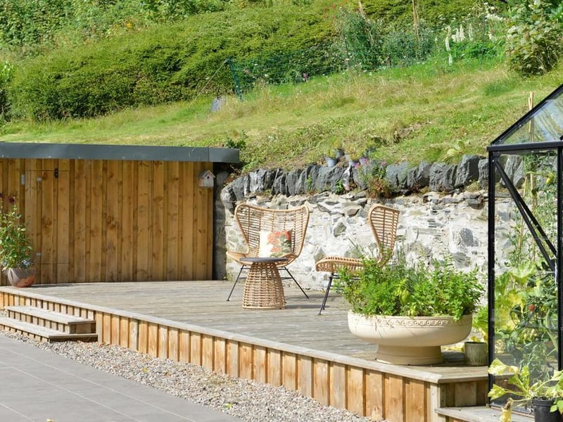 Decking area.