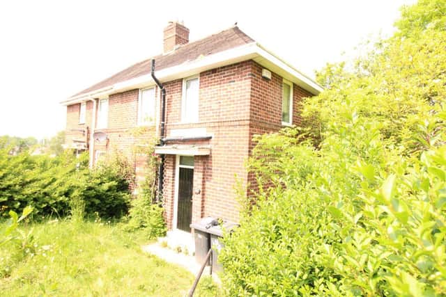 This three-bedroom semi on a corner plot on Westnall Terrace in Sheffield sold for £75,000.