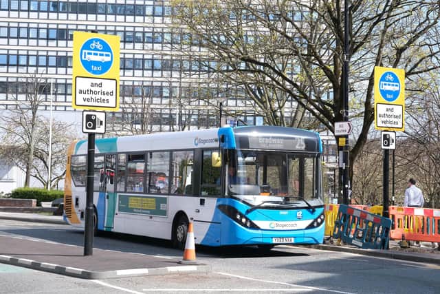 Sheffield residents have explained what puts them off going into town, with transport issues and roads being closed to cars among the issues raised. Picture shows Arundel Gate with the Bus Gate installed in Sheffield City Centre