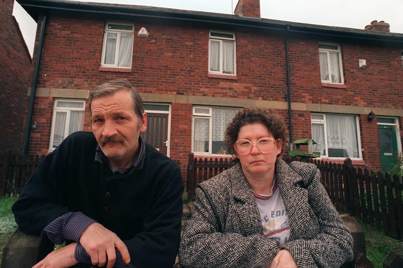 Michael Jowitt and Doreen Birch  of Daffodil Road pictured in 1998