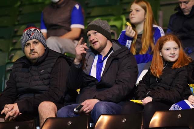 Sheffield Wednesday supporters. (Pic: Steve Ellis)