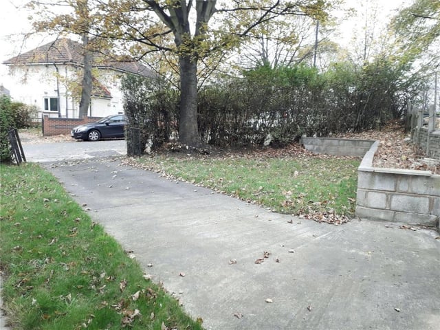 Front driveway