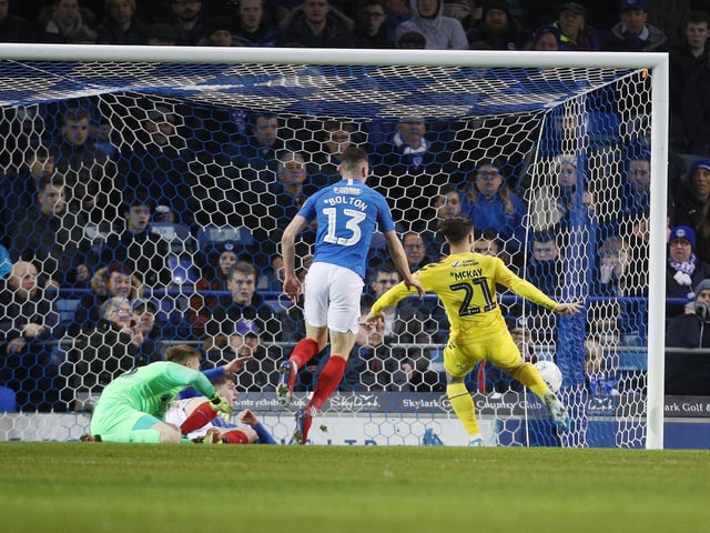 Pompey v Fleetwood in League One from Fratton Park