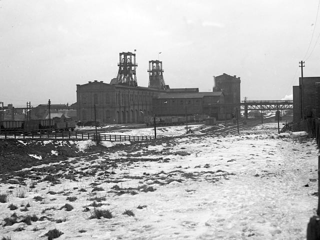 Blackhall Colliery pictured in February 1947.