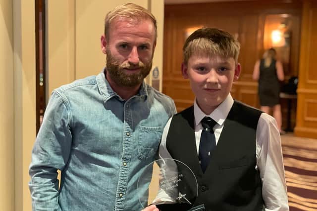 Sheffield Wednesday captain Barry Bannan gave his Star Football Award to a young supporter.