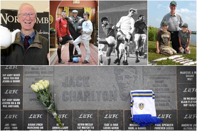 Images of Northumberland legend Jack Charlton, who has died at the age of 85.