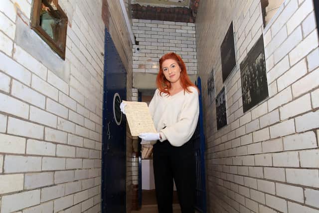 Pictured is Holly Roberts, curator at the National Emergency Services Museum in Sheffield. Picture: Chris Etchells