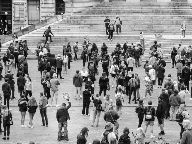 'Seeing the crowd majority - my generation - brings hope to the generations to come, to stand for what's right.'