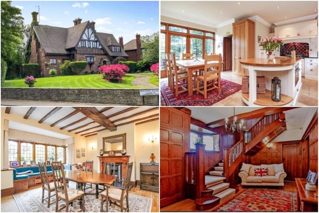 This picture perfect home is just as pretty inside, with Tudor-inspired panelling and beams. There's a luxury finish throughout, including granite worktops in the kitchen and an Agar. The home also has beautifully-kept grounds.