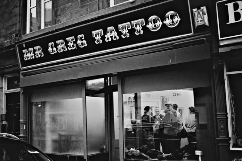 Mr Greg Tattoo on Easter Road is a top place for a cracking tattoo say our readers.