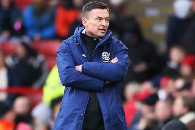 Sheffield United manager Paul Heckingbottom takes his team to Cardiff City this weekend: Alistair Langham / Sportimage