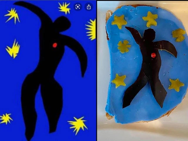 Caroline Barnes, a human resources business partner at the University of Portsmouth, has been recreating famous paintings on her toast