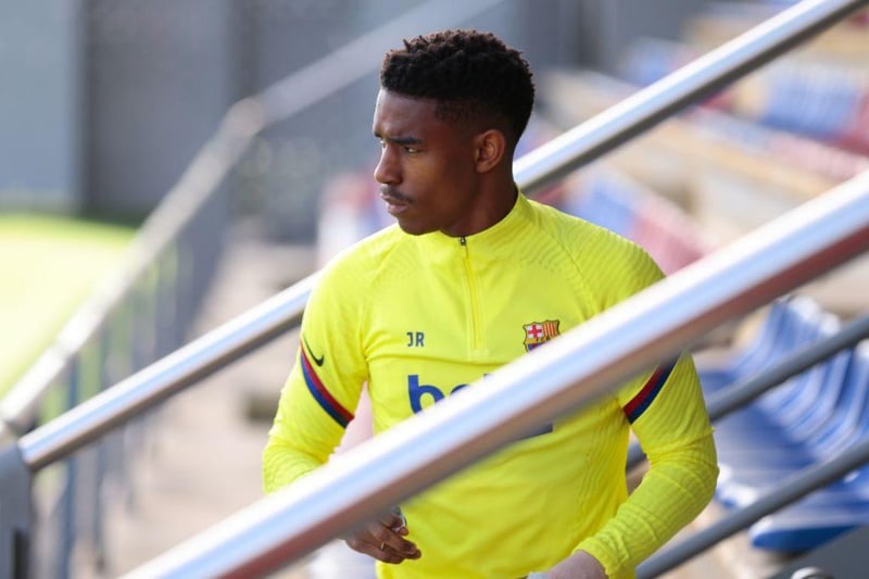 Junior Firpo will undergo a medical at Leeds United before joining from Barcelona, snubbing West Ham United in the process. (Sport)

 (Photo by Pau Barrena / AFP) (Photo by PAU BARRENA/AFP via Getty Images)