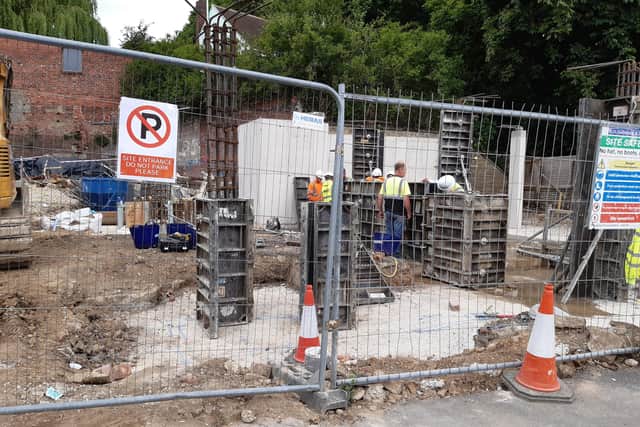 Work is finally underway to redevelop a long empty petrol station site on Springvale Road, Walkley