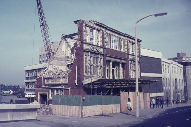 Demolition of the Scala Cinema, Brook Hill, Sheffield in 1971
Ref no: w02797