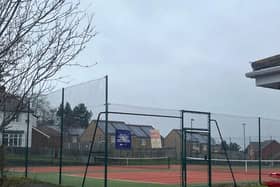 Some of Barnsley Lawn Tennis Club's courts