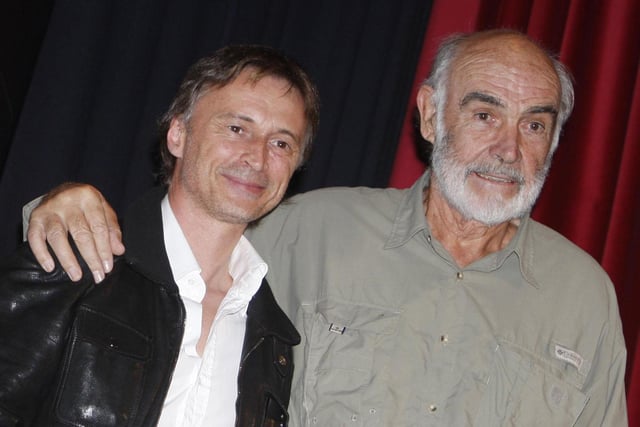 Sir Sean Connery presents Robert Carlyle with the PPG Award for Best Performance in a British Film at the Edinburgh International Film Festival Awards Ceremony at the Filmhouse.