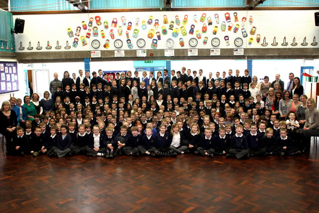 Who can you spot in this Brockwell Junior School photo in 2013