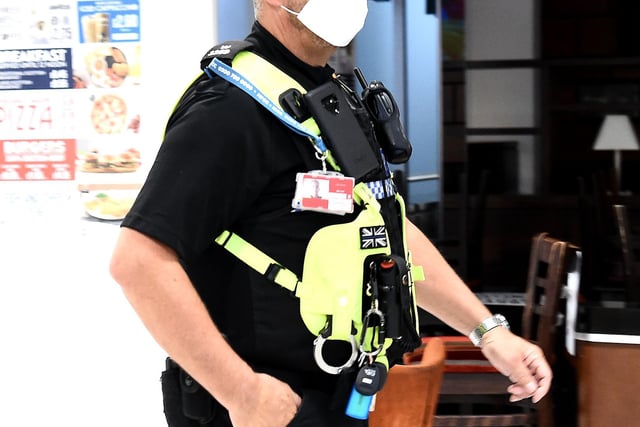 Police officers working at Edinburgh Airport will be kitted out with PPE.