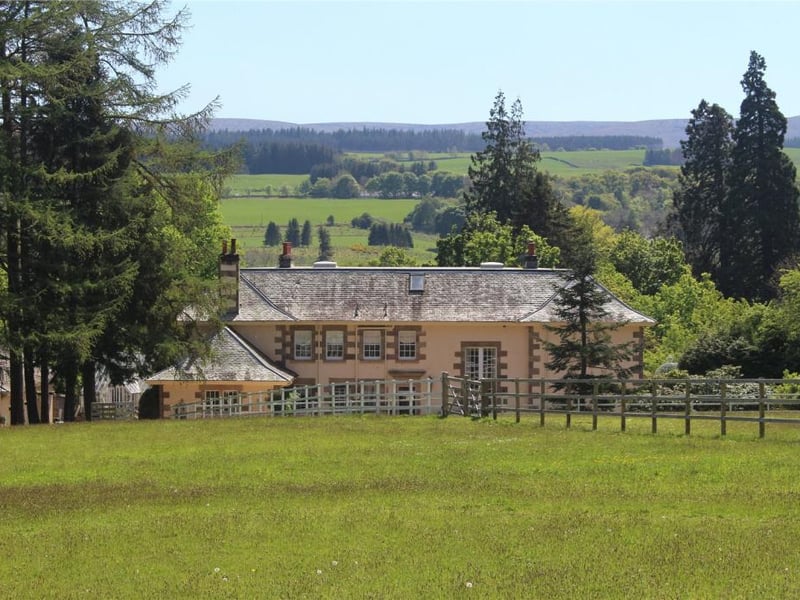 Looking down towards front of house.