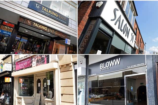 11 fabulous hairdressers in the town centre.
