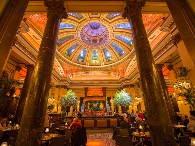 A) The Dome, Edinburgh (pictured)
B) The Adamson, St Andrews
C) Bramble, Edinburgh
D) The Tippling House, Aberdeen