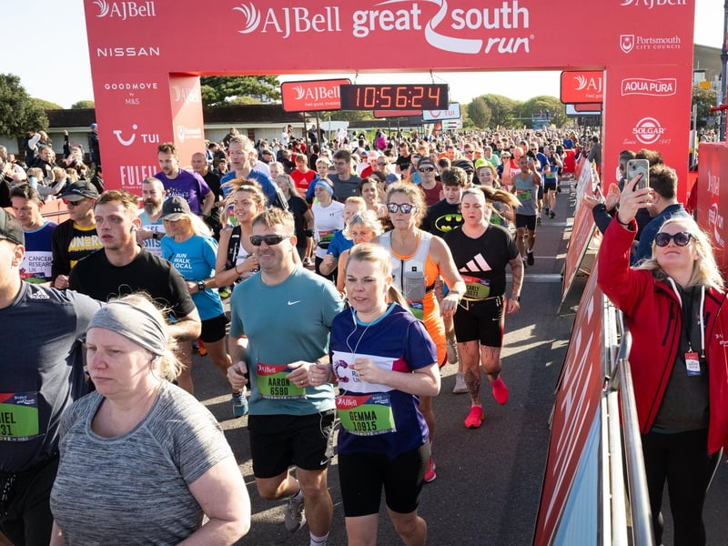 The Great South Run Weekend returns to Portsmouth on October 18 and 19 with thousands of runners taking part in events along Southsea seafront on both days. Details at https://www.greatrun.org/events/great-south-run/ Picture: Keith Woodland (151021-793)