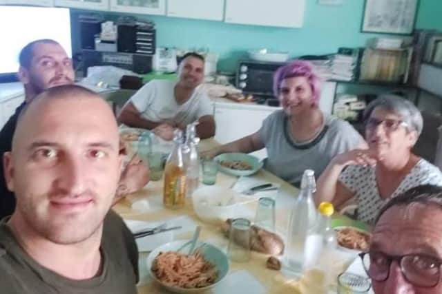 Carlo Giannini with his family in Italy. The 34-year-old pizza chef, of Arbourthorne, Sheffield, was found stabbed to death in Manor Fields Park on May 12, 2022. Six months later, his family have issued a heartbreaking plea for information which could help bring his killer to justice