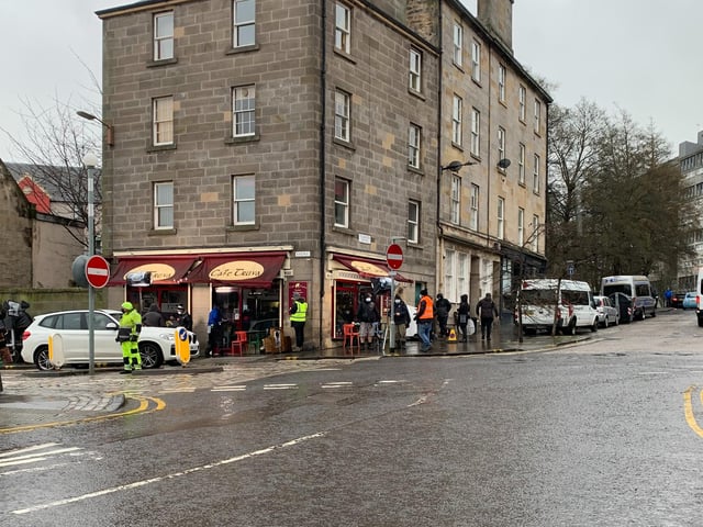 In addition to The Shore, other locations across the city to be used by producers include New Kirkgate and Princes Street Gardens.