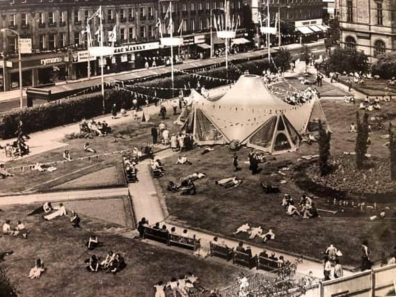 Pictures from the past of Sheffield's Peace Gardens