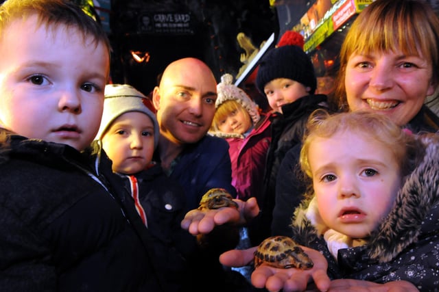We hope you love our pet retro spread. If you do, tell us more about your pet memories from bygone years by emailing chris.cordner@jpimedia.co.uk.youngsters and staff from the Sunshine Day Nursery with their new tortoise from Lee's Pets and Aquatics owner Lee Martin