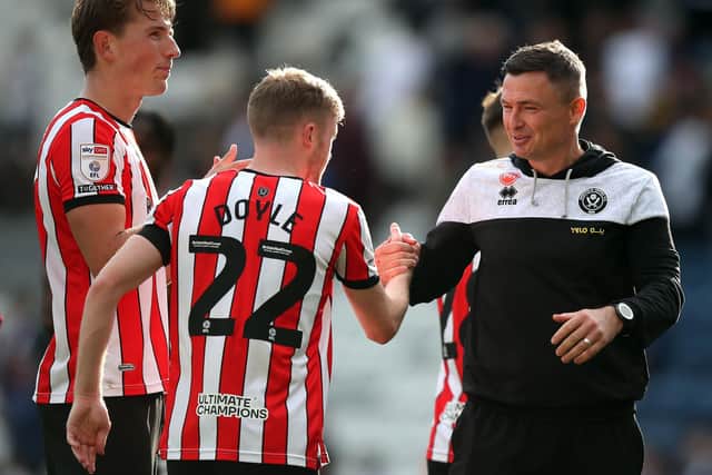 Sheffield United manager Paul Heckingbottom likes to involve his players: Isaac Parkin/PA Wire.
