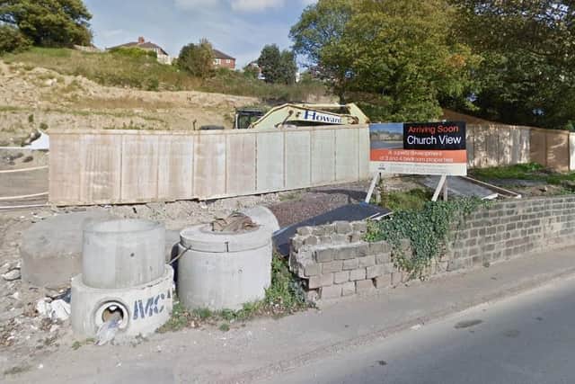 This Google Streetview image of the Church View site, taken in October 2014 - nine months before Conley's death - shows how the development was fenced in using wooden paneling instead of industry standard metal fencing.