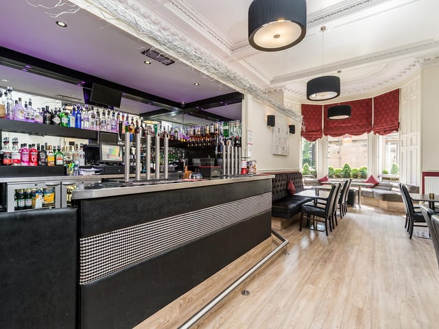 The bistro is one of two bar areas on the premises