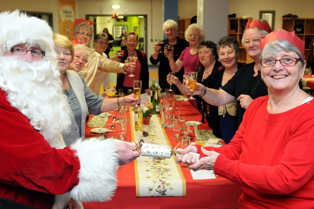 Boldon School's annual senior citizens Christmas party looks like it was a great success in 2013.